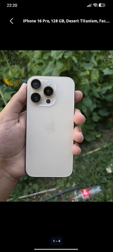xs max 256: IPhone 16 Pro, 128 GB, Desert Titanium — 1