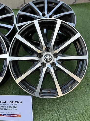 5x100: Литые Диски R 17 Toyota, Комплект, отверстий - 5, Б/у — 2