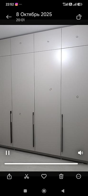 Шкафы-купе: Шифоньер, шкаф для одежды, Новый, Прямой, МДФ — 2