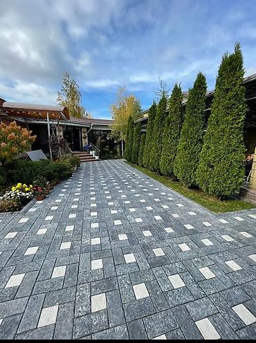 Тротуарная плитка: Тротуарная плитка и укладка - Виды плитки: квадратная плитка с — 8