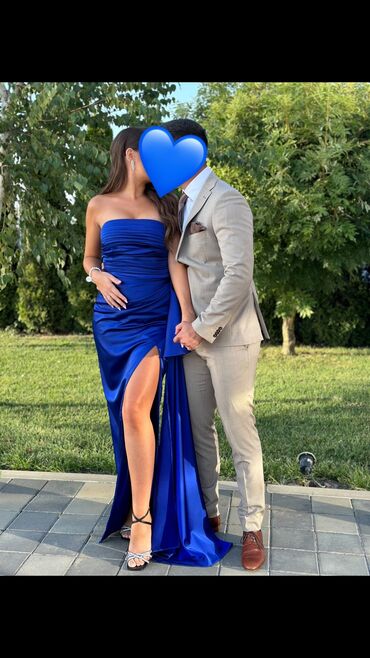 nis haljine za maturu: L (EU 40), color - Blue, Evening, Without sleeves