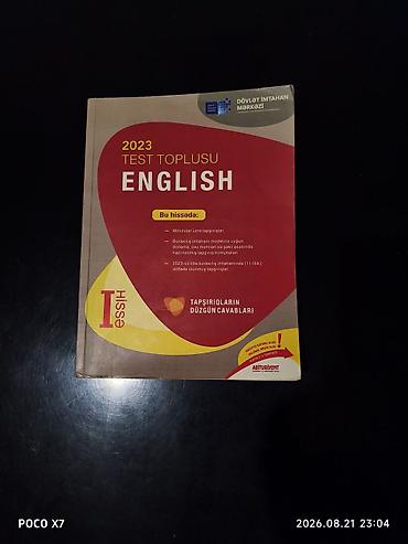 Testlər: İngilis dili Testlər 11-ci sinif, DİM, 1-ci hissə, 2023 il — 1