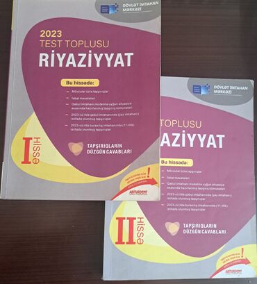 Içləri tərtəmizdir.Riyaziyyat 2023 1ci və 2ci hissə satılır. Hər biri