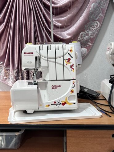 masin ucun soyuducu: Tikiş maşını Janome, İşlənmiş,Overlok, 4 saplı
