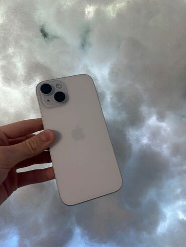 iphone 1e: IPhone 15, Б/у, 128 ГБ, Голубой, Чехол, Кабель, Коробка, 80 %