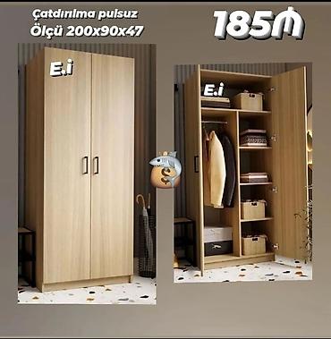 Dolablar: Yeni, 2 qapılı, Açılan, Düz dolab — 1