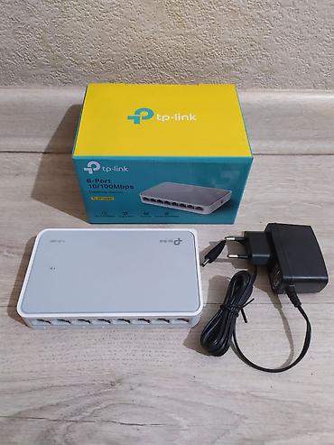 android box: Проводной коммутатор, хаб, 8 портов, отличное состояние, проверен — 1
