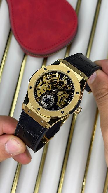 ucuz saat: Yeni, Qol saatı, Hublot, rəng - Qızılı — 3