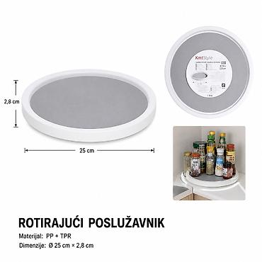 KMT Rotirajuća tabla 2407930 Praktičan rotirajući poslužavnik za na lalafo.rs KMT Rotirajuća tabla 2407930 Praktičan rotirajući poslužavnik za