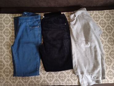 pantalone uz telo: Dva para farke helanke i druge sitni somot helanke pantalone i duks