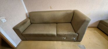 i̇slenmis divan: Угловой диван, Б/у, Нераскладной, Без подьемного механизма, Ткань