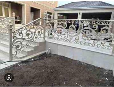 Pilləkən məhəccərləri: Alüminium tökmə məhəccərlər, pilləkən qıraqları. Paslanmır çürümür — 5