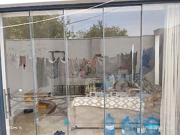 cambalkon: Şüşə sürgülü veranda/balkon sistemi - Çərçivəsiz sürgülü şüşə — 1