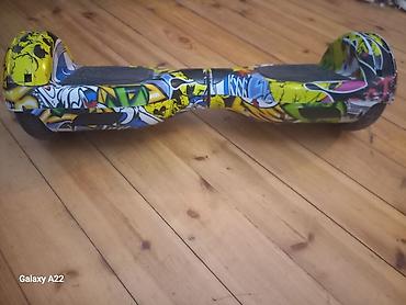Электротранспорт: Qrafiti dizaynlı 2 təkərli hoverboard (self-balance scooter) - — 3