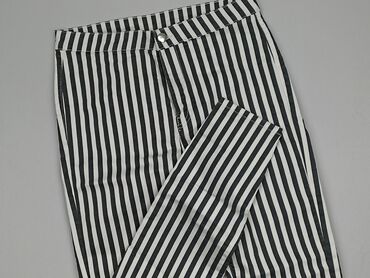 spodnie wysoki stan stradivarius: Material trousers for women, size S (EU 36)