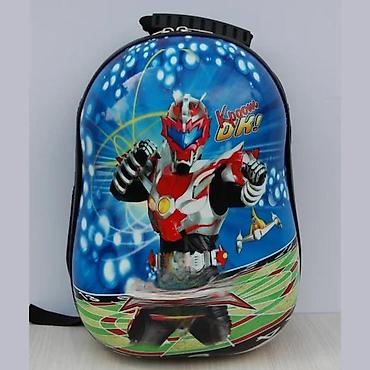 Rančevi, torbe i koferi: Dečji ranac sa 3D motivom superheroja - Tvrđa 3D prednja strana sa — 2