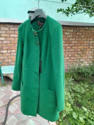 Пальто 2XL (EU 44), 3XL (EU 46), цвет - Зеленый