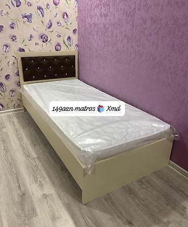Çarpayılar: Tək nəfərlik çarpayı dəsti - Ölçü: standart tək nəfərlik (təxmini — 4