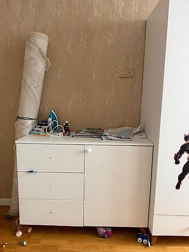 Mebel: Uşaq otağı üçün mebel dəsti - Ev formalı uşaq çarpayısı: Ağ rəng — 3