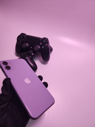 iphone 11 цена ош: IPhone 11, Б/у, 64 ГБ, Sierra Blue, Защитное стекло, Чехол, 75 %