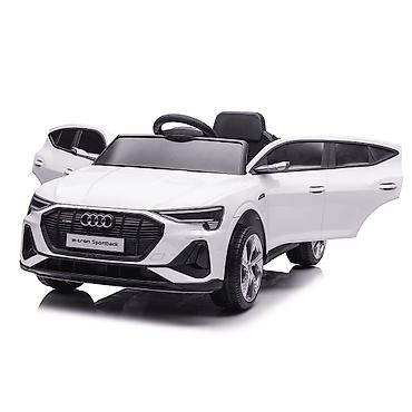 decije odelo: Audi e-tron Sportback GT – dečiji automobil na akumulator, beli Šifra — 2