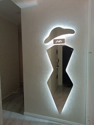 Güzgülər: Güzgü Divar üçün, Dekorativ, Arxa işıqlı — 6