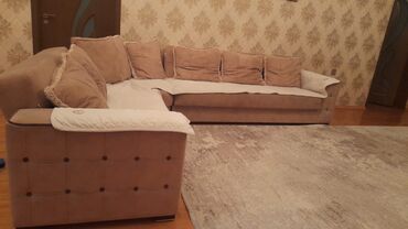 гостиный мебель: Künc divan, İşlənmiş, Açılan, Bazalı, Parça, Çatdırılma yoxdur
