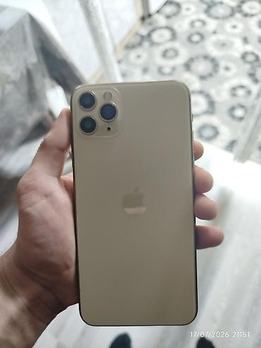 tikis masini ikinci el: IPhone 11 Pro Max, 64 GB, Qızılı, Face ID — 2