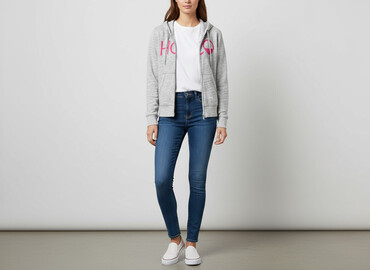 abercrombie t shirty: Hollister, Bluza z kapturem damska, rozmiar XS