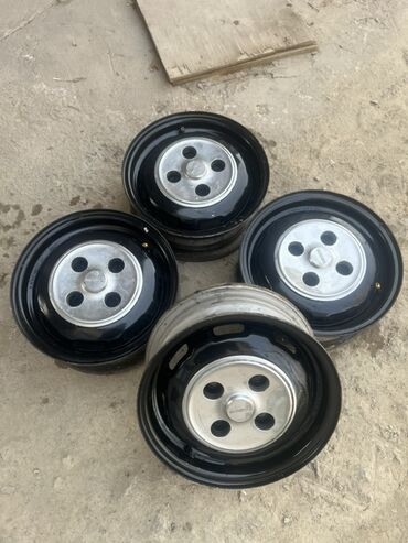 Диски: Железные Диски R 13 Комплект, отверстий - 4, Б/у — 2