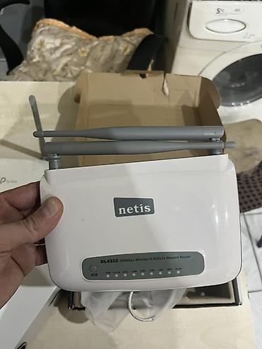 tp link modem satisi: Netis DL4322 ADSL2+ Modem Router + TP-Link TL-WR840N 300Mbps Wi‑Fi — 1