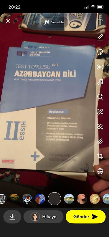 Testlər: Hər bir təzədi 6m — 3