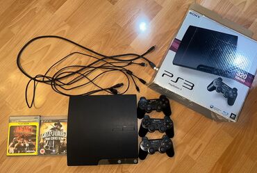 playstation 3 baku electronics: ❗️Təcili Satılır❗️PS3 super vəziyyətdə. 3 ədəd pult-1 i originaldır