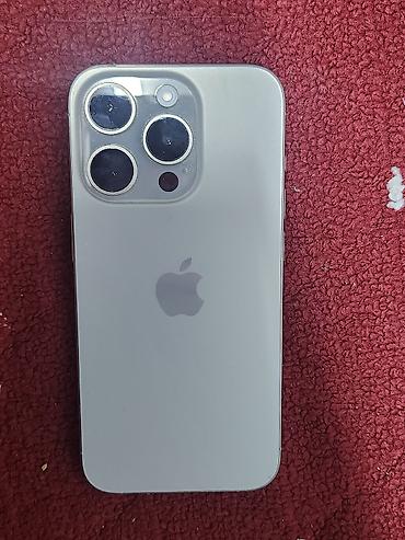 Мобильные телефоны: IPhone 15 Pro, Б/у, 512 ГБ, White Titanium, 92 % — 1