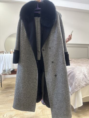 женское пальто размер 44: Пальто, Классика, Зима, Драп, По колено, Без подкладки, 4XL (EU 48), 5XL (EU 50)