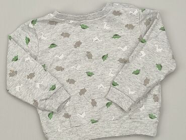 bluzki niemowlęce dla chłopca: Bluza, Fox&Bunny, 9-12 m, stan - Dobry