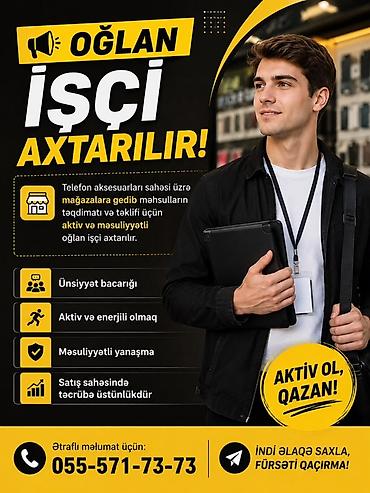 Satış məsləhətçisi tələb olunur, Yalnız kişilər üçün lalafo.az -da Satış məsləhətçisi tələb olunur, Yalnız kişilər üçün