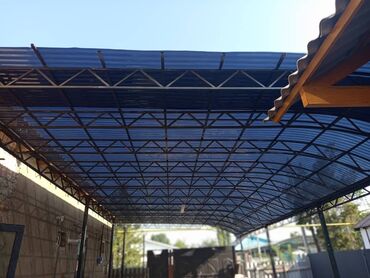 Навесы: Навес, Арочный, Металл, Поликарбонат — 2