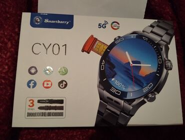 azerbaycan ekran kart%C4%B1: Новый, Смарт часы, Smart, Аnti-lost, цвет - Серый