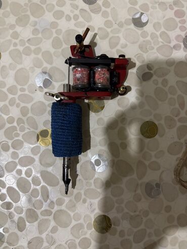 Digər gözəllik və estetika cihazları: Tatu avadanlıqları seti - Klassik coil tipli tatu maşını (qırmızı — 3