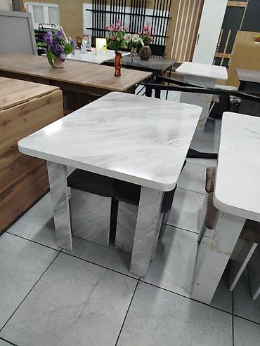 Кухонные столы и стулья: Кухонный стол и стул, Новый — 5