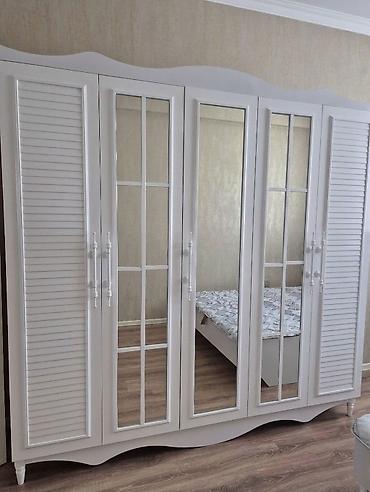 5 qapılı dolab – klassik ağ dizayn, dekorativ oyma alt panel və yuxarı lalafo.az -da — 1 5 qapılı dolab – klassik ağ dizayn, dekorativ oyma alt panel və yuxarı — 1