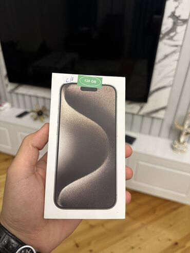 iphone 15 adapter qiymeti: IPhone 15 Pro, 128 ГБ, Natural Titanium, Гарантия