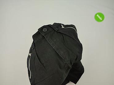 czarne cargo pull and bear: Reserved YFL, Spodnie materiałowe damskie, rozmiar XS — 5