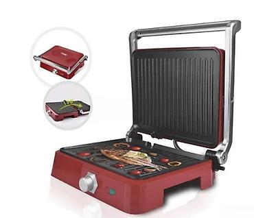 tosterler: Toster red "DSP KB-1049A"Elektrik qril DSP KB1049A Xüsusiyyətləri: ✅ — 2