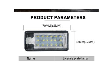 Tuning oprema: LED Svetlo za tablice - AUDI Led svetlo za tablice - AUDI - set od 2 — 5