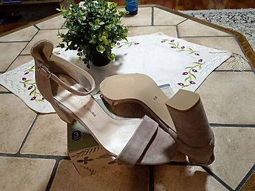 Sandale: Скроз нове оригинал сандале, преврнута кожа. Висина штикле 7 цм — 17