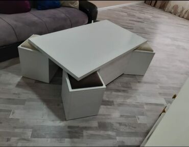 metbex stol stul islenmis: İşlənmiş, Açılan, Kvadrat masa, 4 stul