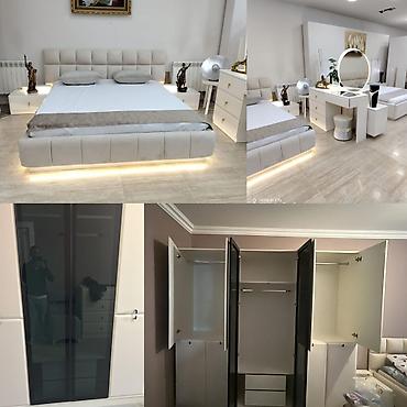 Yataq otağı mebeli. 2200azn. yenidir istifadə edilmeyib. Ünvan
