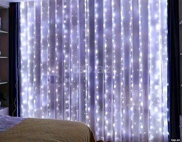 вешалки напольные в прихожую дорогие: LED işıqlı pərdə işığı (USB, pultlu) -yenidir istifadə olunmayıb